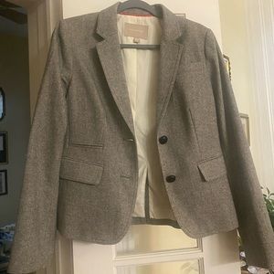 JCrew Tweed Elbow Patch Blazer